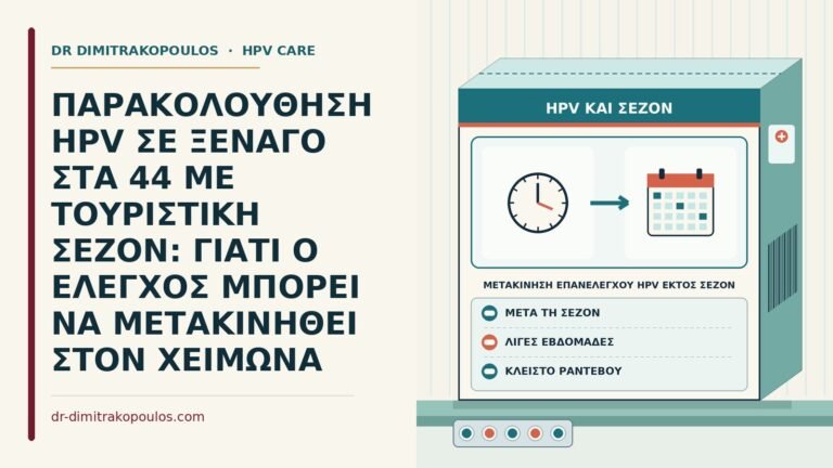 μετακίνηση επανελέγχου HPV εκτός σεζόν