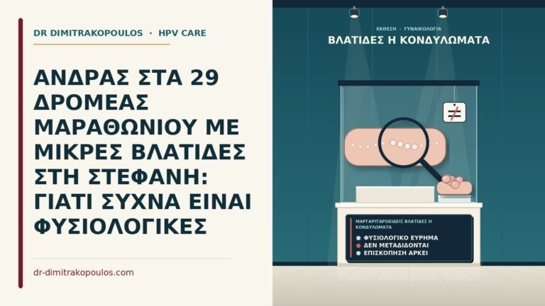 μαργαριταροειδείς βλατίδες ή κονδυλώματα