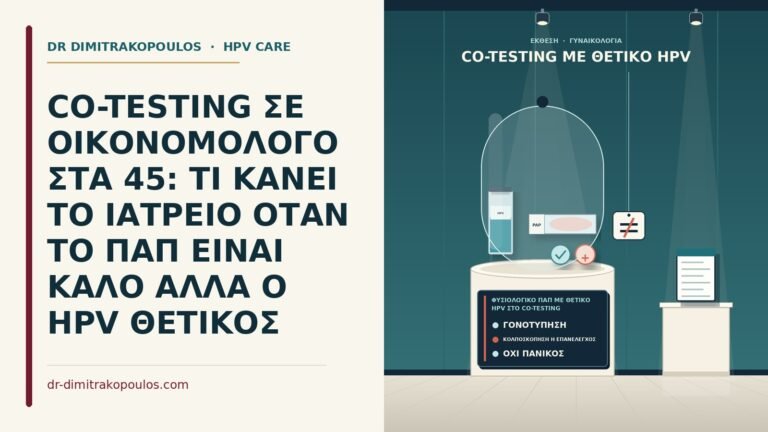 φυσιολογικό Παπ με θετικό HPV στο co-testing