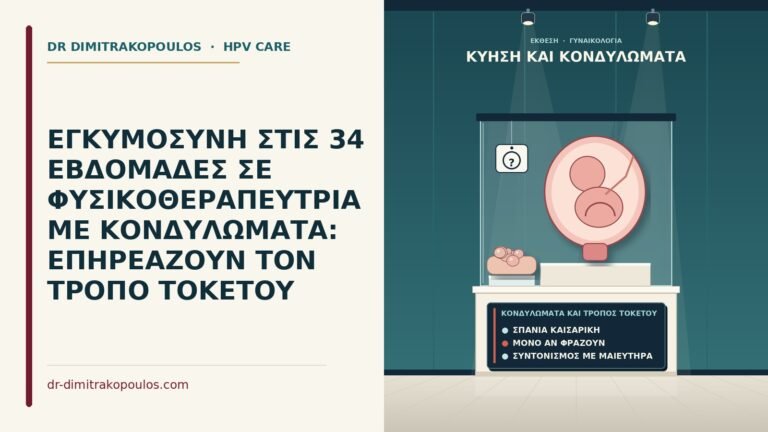 κονδυλώματα και τρόπος τοκετού