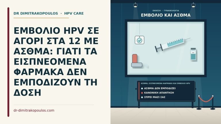 άσθμα, εισπνεόμενα φάρμακα και εμβόλιο HPV