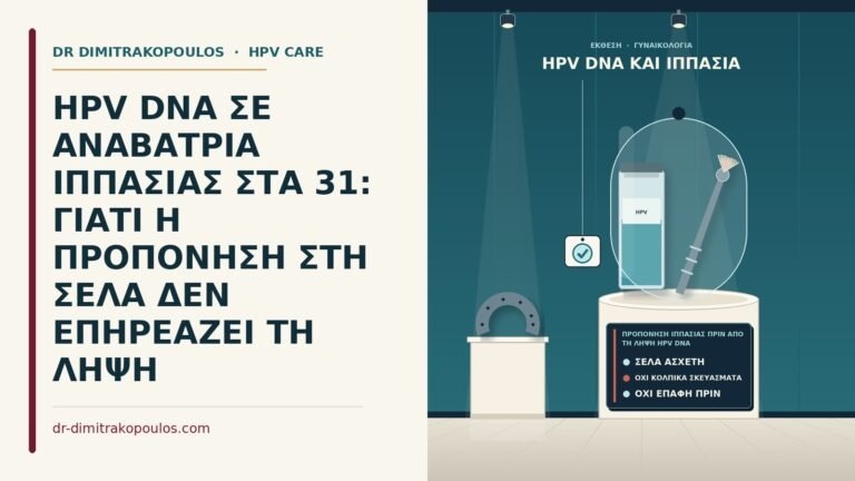 προπόνηση ιππασίας πριν από τη λήψη HPV DNA