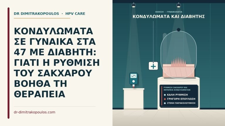 ρύθμιση σακχάρου και θεραπεία κονδυλωμάτων