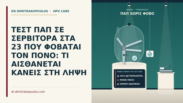 φόβος πόνου στο τεστ Παπ