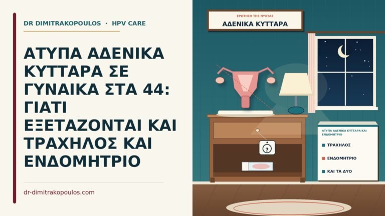 άτυπα αδενικά κύτταρα και ενδομήτριο