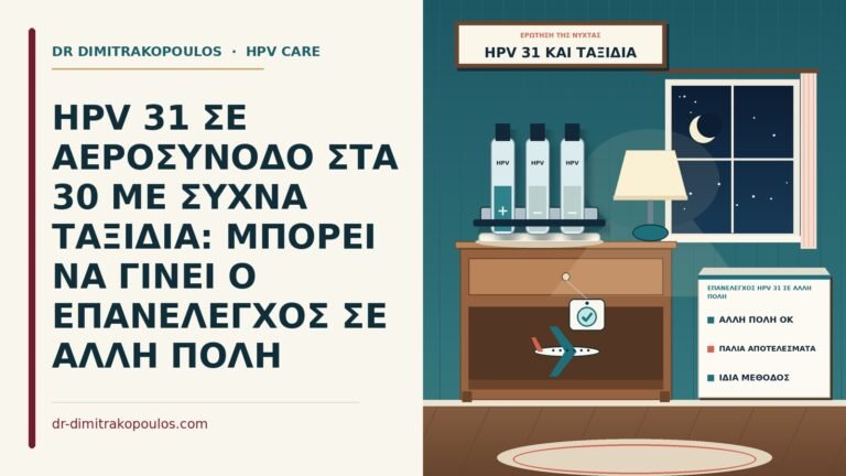 επανέλεγχος HPV 31 σε άλλη πόλη