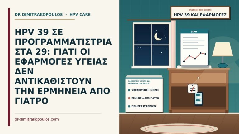 εφαρμογές υγείας και ερμηνεία του HPV 39