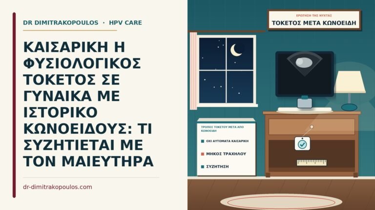 τρόπος τοκετού μετά από κωνοειδή