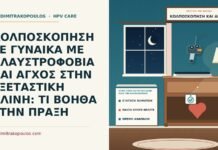 άγχος στην εξεταστική κλίνη κατά την κολποσκόπηση