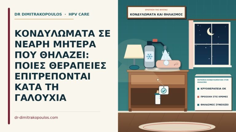 θεραπεία κονδυλωμάτων στον θηλασμό