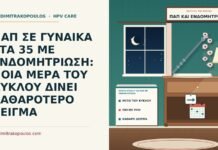 ημέρα κύκλου για Παπ με ενδομητρίωση