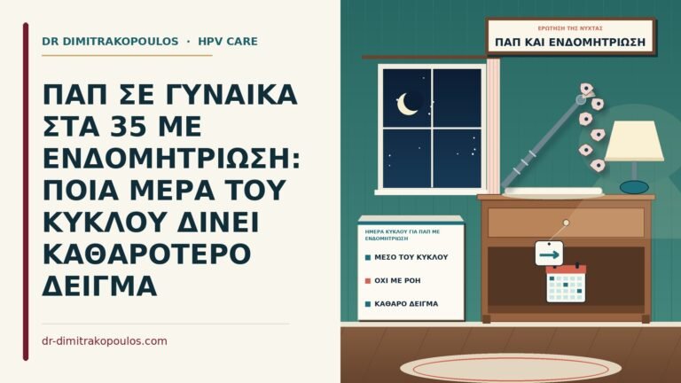 ημέρα κύκλου για Παπ με ενδομητρίωση