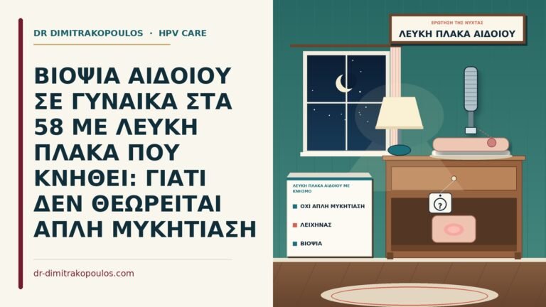 λευκή πλάκα αιδοίου με κνησμό