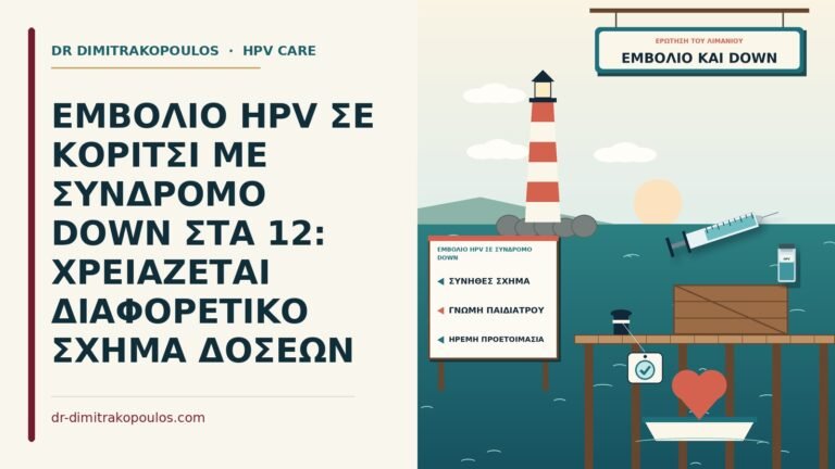 εμβόλιο HPV σε σύνδρομο Down