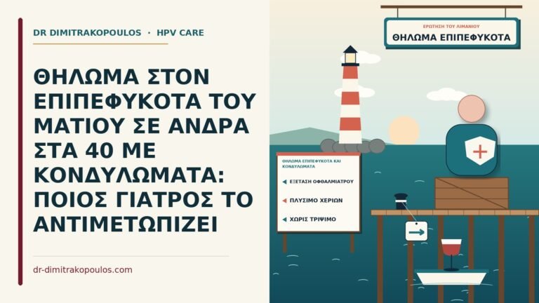 θήλωμα επιπεφυκότα και κονδυλώματα