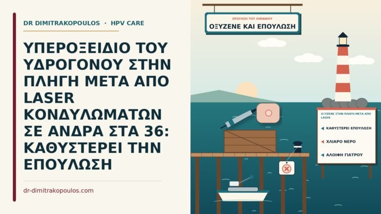 οξυζενέ στην πληγή μετά από laser