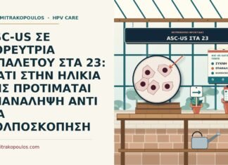ASC-US κάτω από τα είκοσι πέντε