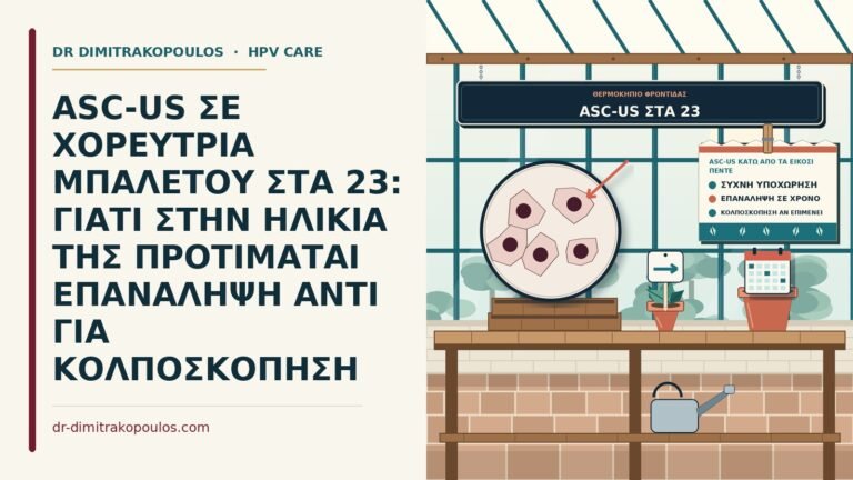 ASC-US κάτω από τα είκοσι πέντε