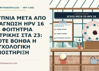 αϋπνία και άγχος μετά από διάγνωση HPV 16