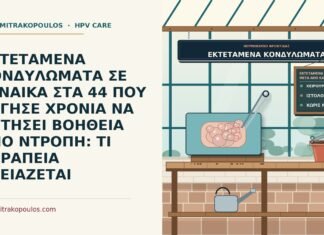 εκτεταμένα κονδυλώματα μετά από καθυστέρηση