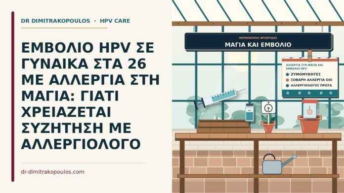 αλλεργία στη μαγιά και εμβόλιο HPV