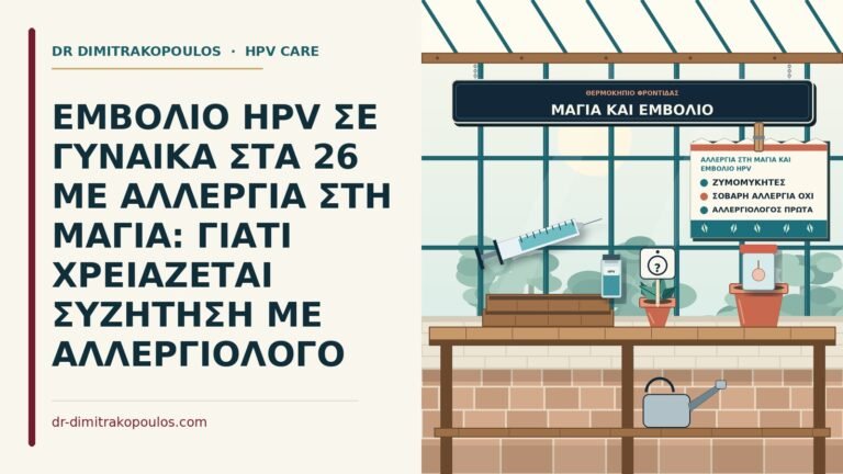 αλλεργία στη μαγιά και εμβόλιο HPV