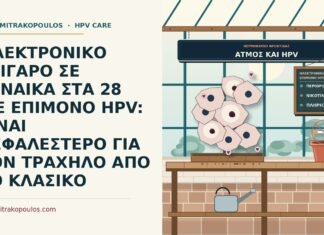 ηλεκτρονικό τσιγάρο και επίμονο HPV