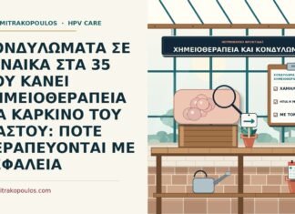 κονδυλώματα κατά τη χημειοθεραπεία