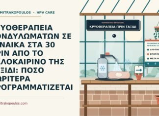 χρονισμός κρυοθεραπείας πριν από ταξίδι