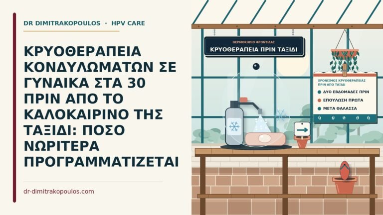 χρονισμός κρυοθεραπείας πριν από ταξίδι
