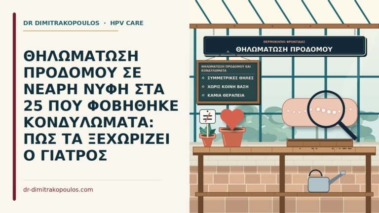 θηλωμάτωση προδόμου και κονδυλώματα