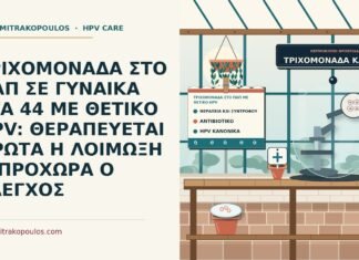 τριχομονάδα στο Παπ με θετικό HPV