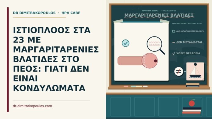 ΙΣΤΙΟΠΛΟΟΣ ΣΤΑ 23 ΜΕ ΜΑΡΓΑΡΙΤΑΡΕΝΙΕΣ ΒΛΑΤΙΔΕΣ ΣΤΟ ΠΕΟΣ: ΓΙΑΤΙ ΔΕΝ ΕΙΝΑΙ ΚΟΝΔΥΛΩΜΑΤΑ μαργαριταρένιες βλατίδες πέους