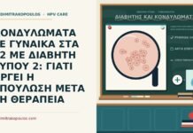διαβήτης και επούλωση μετά από θεραπεία κονδυλωμάτων