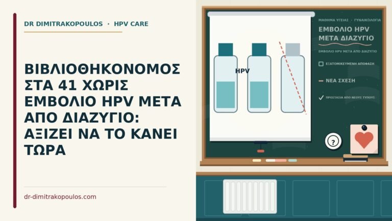 εμβόλιο HPV μετά από διαζύγιο