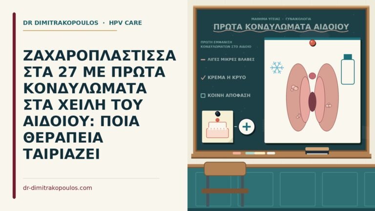 πρώτη εμφάνιση κονδυλωμάτων στο αιδοίο
