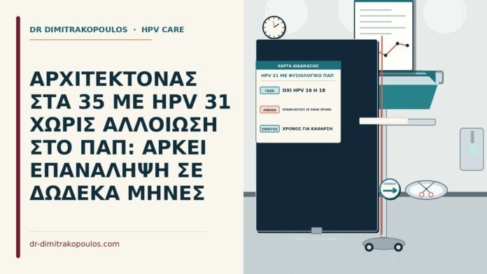 HPV 31 με φυσιολογικό Παπ