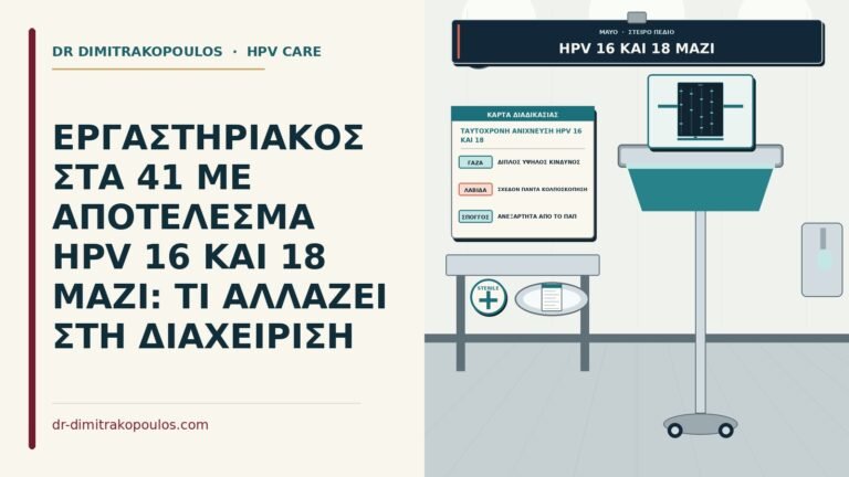 ταυτόχρονη ανίχνευση HPV 16 και 18