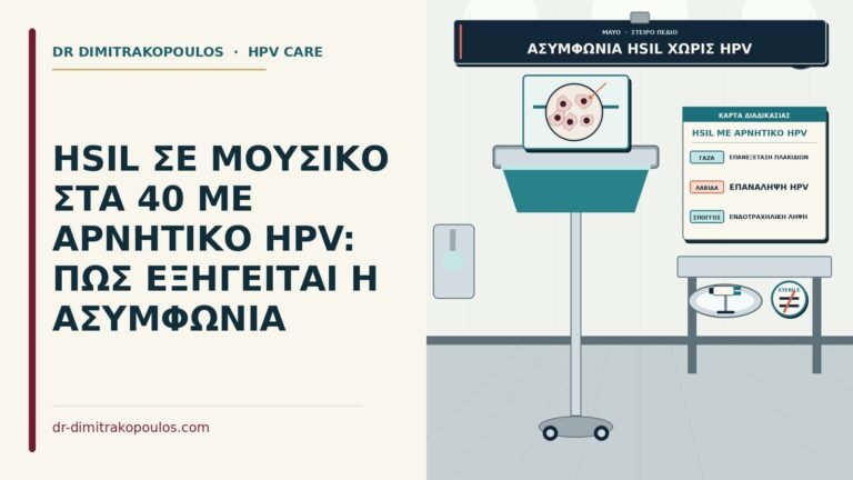 HSIL με αρνητικό HPV
