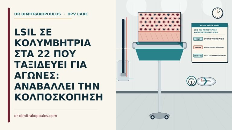 LSIL και καθυστέρηση κολποσκόπησης λόγω ταξιδιών