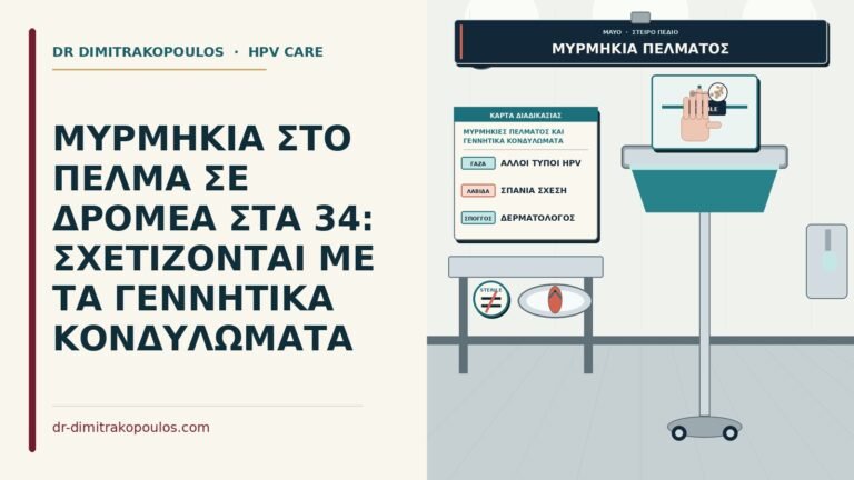 μυρμηκιές πέλματος και γεννητικά κονδυλώματα