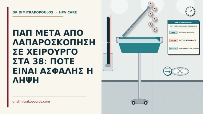 Παπ μετά από λαπαροσκόπηση