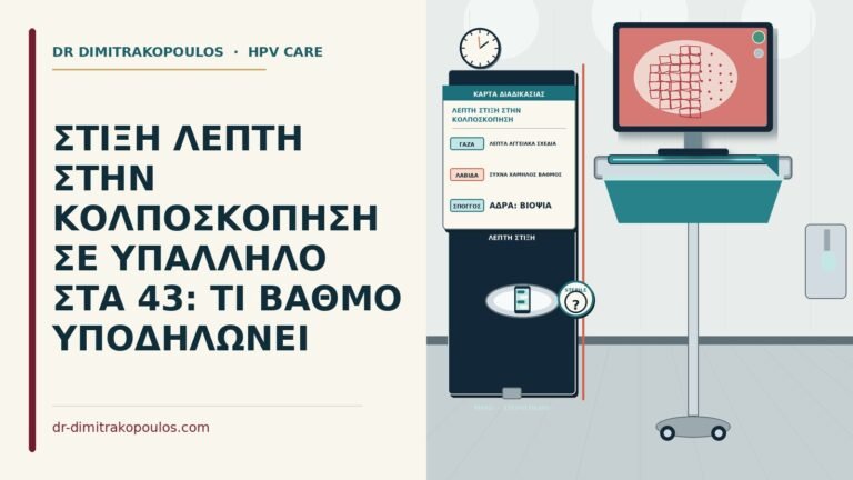 λεπτή στίξη στην κολποσκόπηση