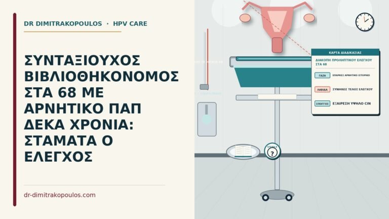 διακοπή προληπτικού ελέγχου στα 68