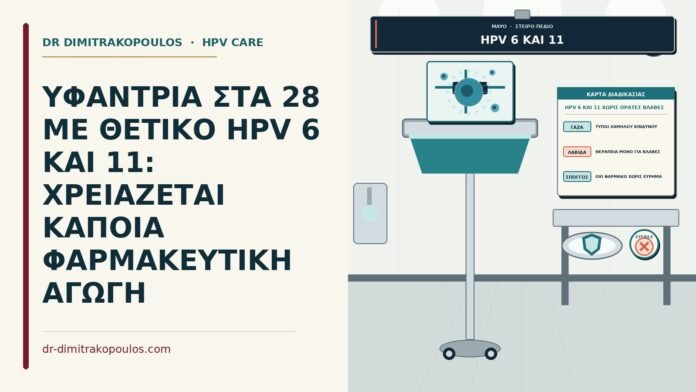 HPV 6 και 11 χωρίς ορατές βλάβες