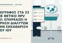 διαλύτες βαφής και πορεία HPV 33