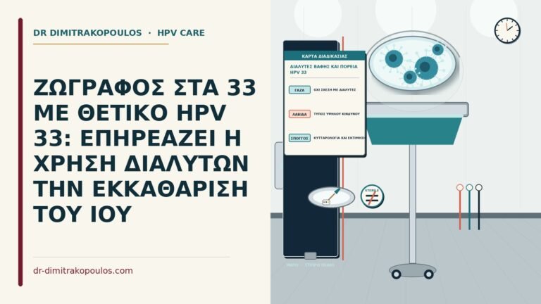 διαλύτες βαφής και πορεία HPV 33