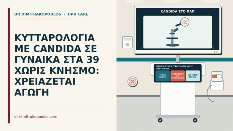 Candida στην κυτταρολογία χωρίς συμπτώματα