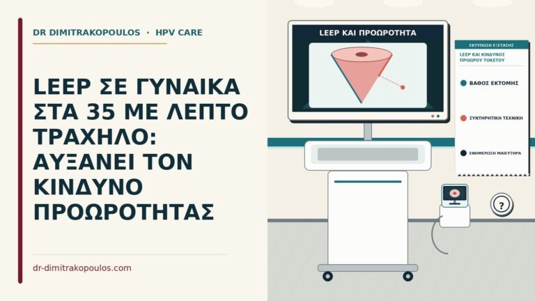 LEEP και κίνδυνος πρόωρου τοκετού