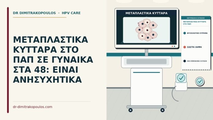μεταπλαστικά κύτταρα στο Παπ